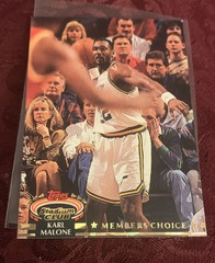 1993 Topps Stadium Club Members Choice Card #205 Karl Malone Utah Jazz